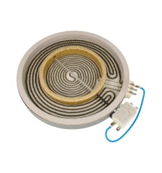 Placa vitroceramica 2200/750W 120/230 mm. Doble